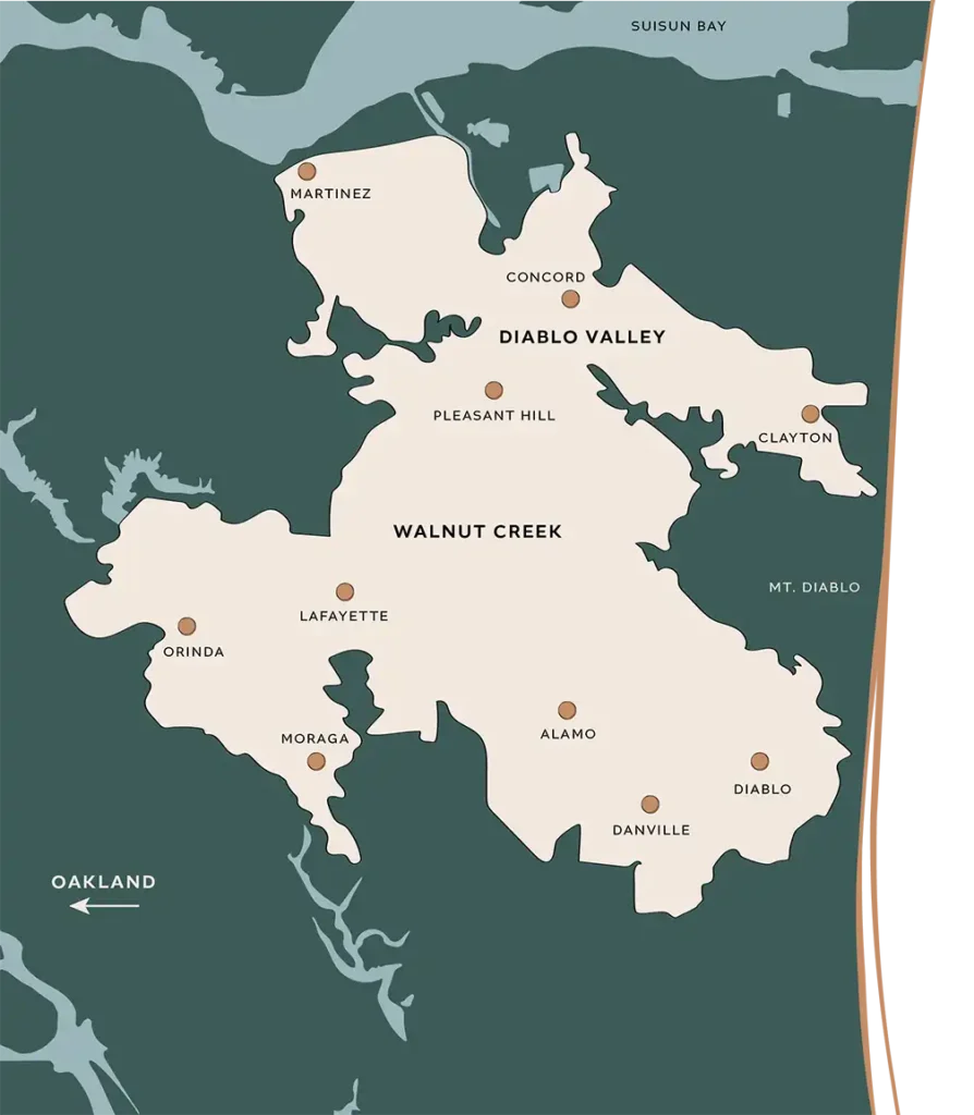 Uplift Home Care Service Area Map